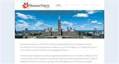 Desktop Screenshot of humanevoters.ca